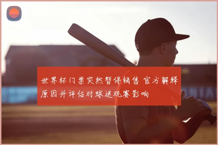世界杯门票突然暂停销售 官方解释原因并评估对球迷观赛影响